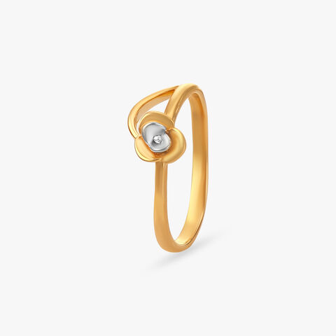 Petite Rose Gold Finger Ring