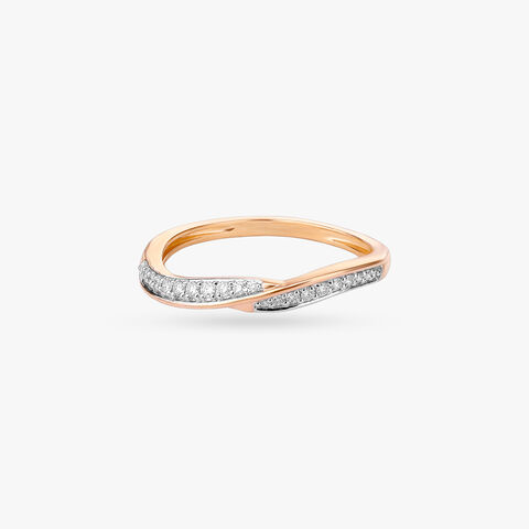 Infinity Ribbon Diamond Ring alternate view 1