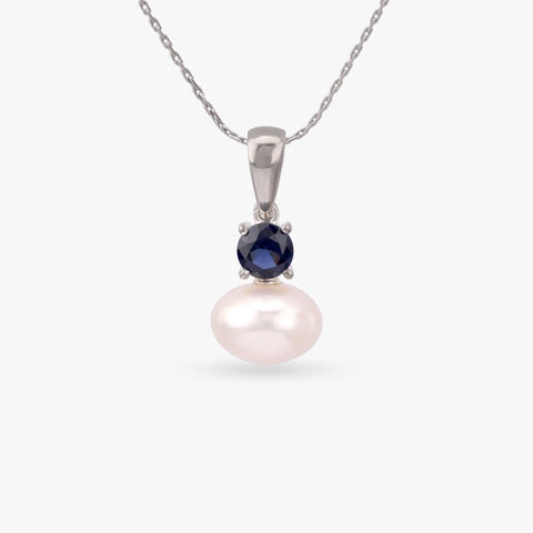 Serene Twilight Silver Pendant