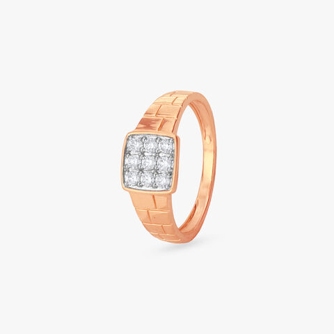 Brick Luxe Diamond Ring for men
