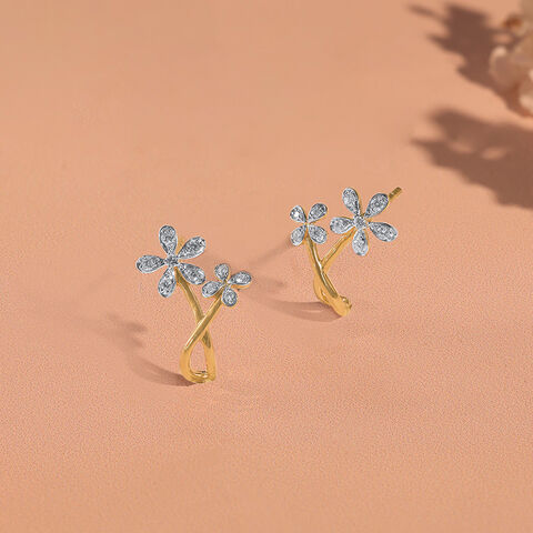 Springtime Sparkle Diamond bracelet Earrings