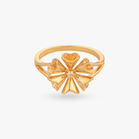 Blossom Crown Gold Ring alternate view 1