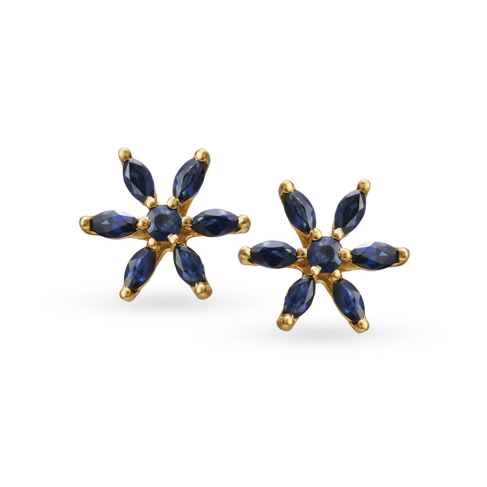 Bombay cheap sapphire earrings