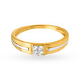 Fancy Traditional Gold and Diamond Finger Ring for Men,,hi-res image number null