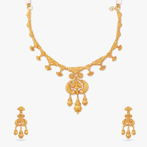 Mythical Aerial Gold Necklace Set