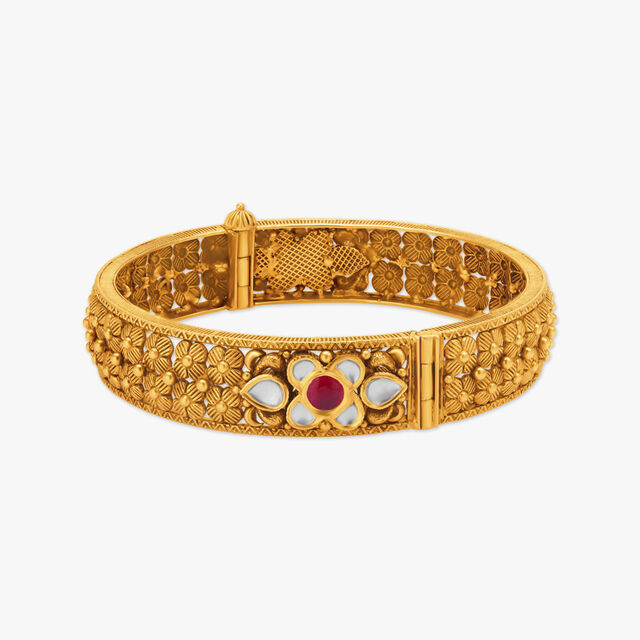 Ornate Bloom Bangle,,hi-res image number null
