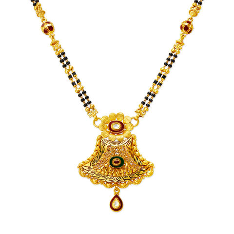 Floral Traditional Gold Mangalsutra