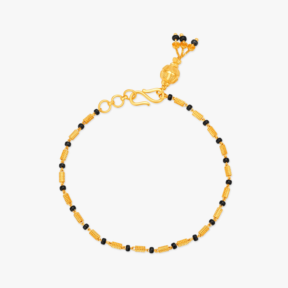 Tanishq black sales beads bracelet