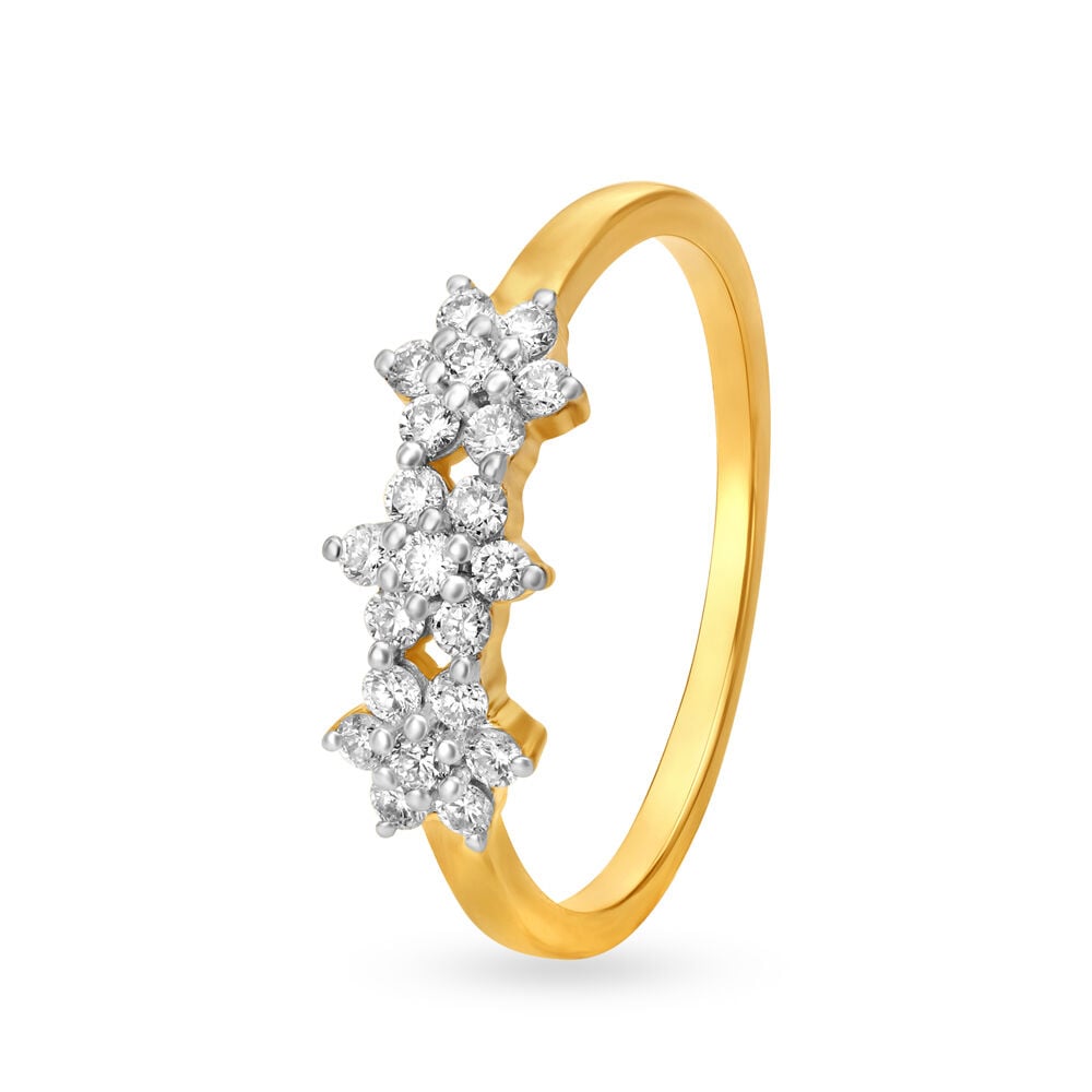 Tanishq 18 carat deals gold diamond ring