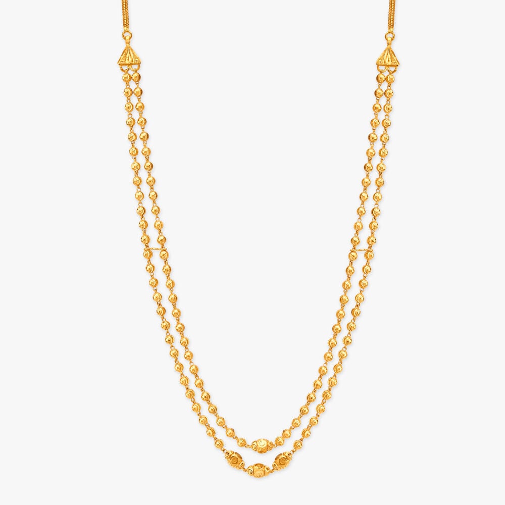Captivating Gold Necklace Tanishq Online Store