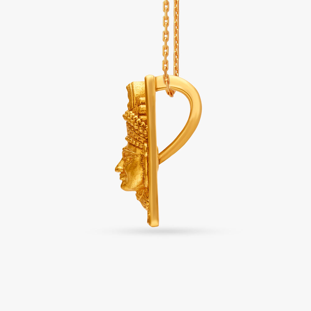 Durga pendant gold tanishq online