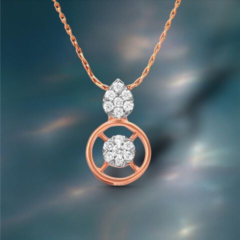 Aura Loop Diamond Pendant