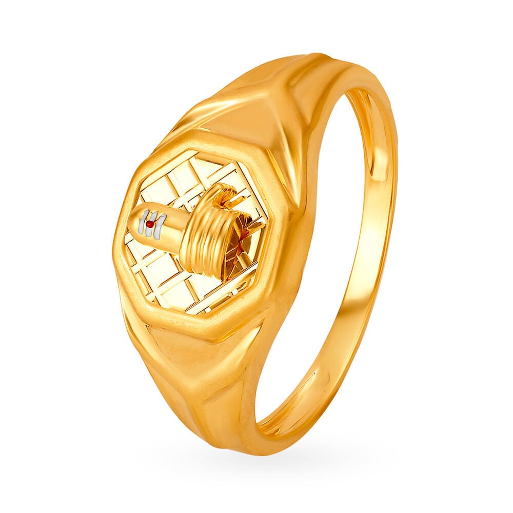 Gold rings for cheap men god