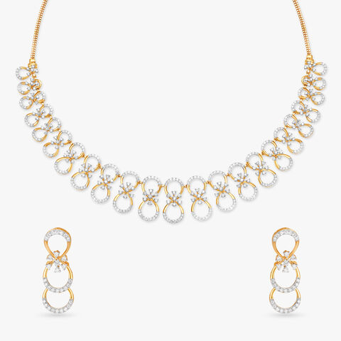 Infinite Grace Natural diamond Necklace Set