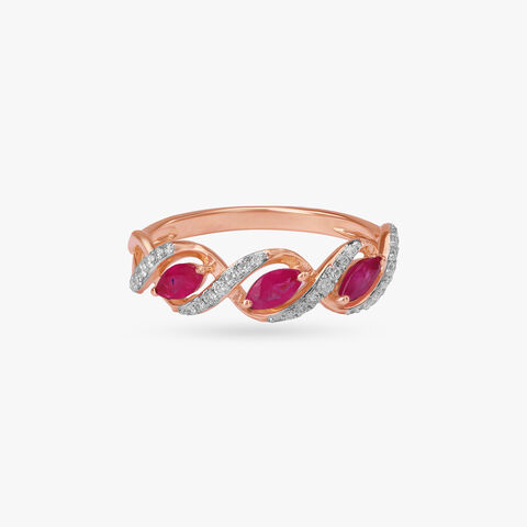 Scarlet Sway Diamond Ring
