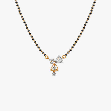 Radiant Dainty Diamond Mangalsutra