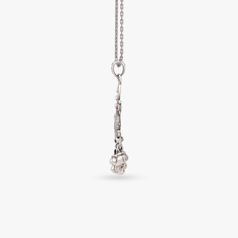 Peacock Pride Silver Pendant