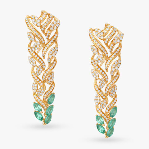 Enchanted Embrace Diamond Drop Earrings