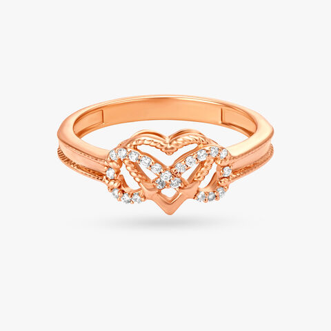 Abstract Diamond Ring