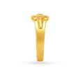 Artistic Pattern Gold Finger Ring For Men,,hi-res image number null