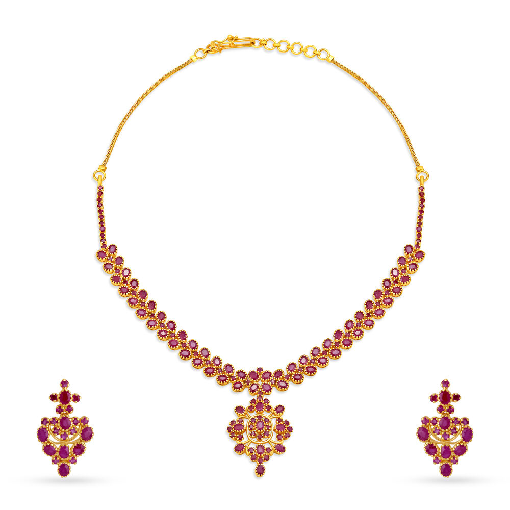 Tanishq ruby clearance jewellery