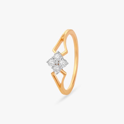 Radiant Geometry Diamond Ring