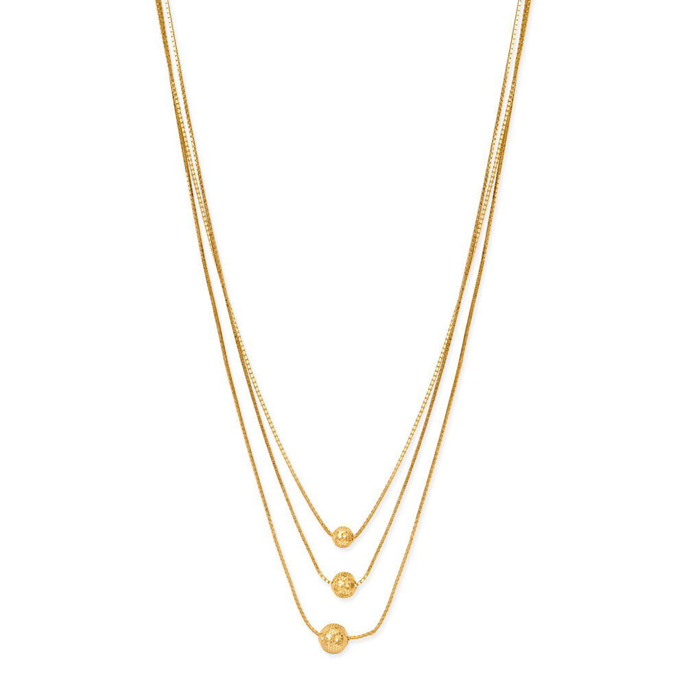 Three layer gold shop chain with price