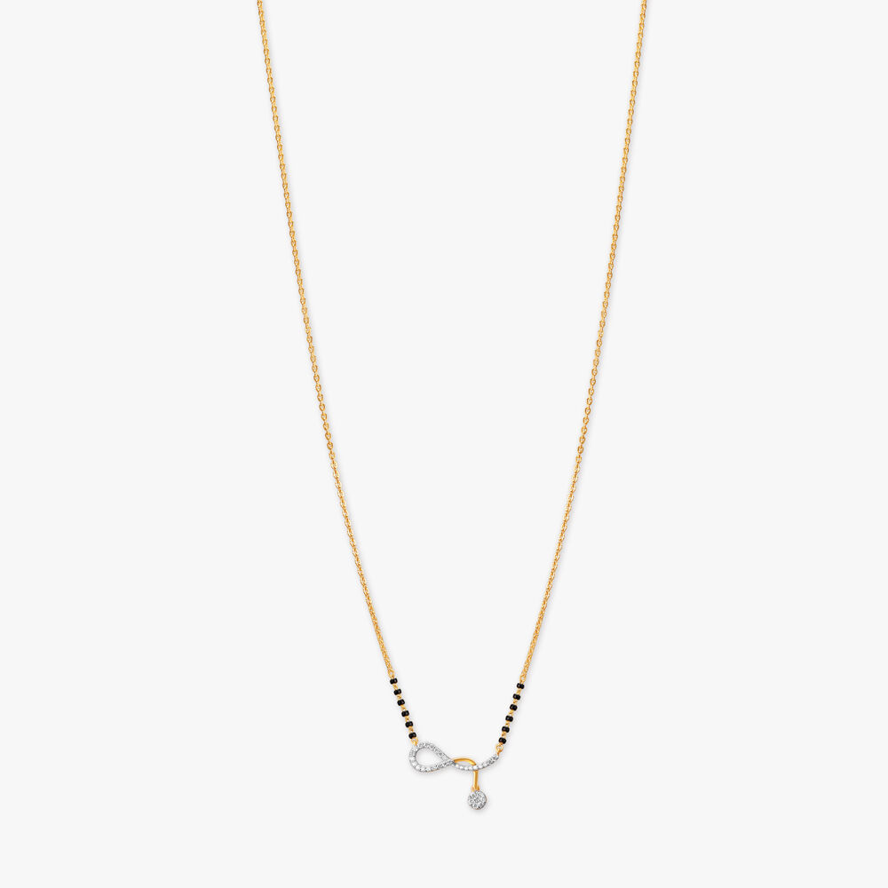 Infinity Charm Diamond Mangalsutra