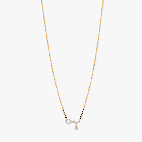 Infinity Charm Diamond Mangalsutra
