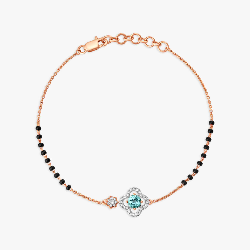 Graceful Diamond Mangalsutra Bracelet