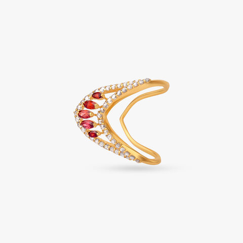 Regal Arc Gold Ring
