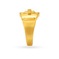 Modern Hollow Style Gold Finger Ring For Men,,hi-res image number null