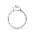 14KT White Gold Diamond Finger Ring,,hi-res image number null