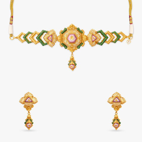 Horizon Symphony Gold Necklace Set