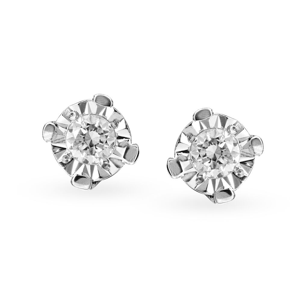 14k White Gold 1ctw Lab Grown Diamond Studs