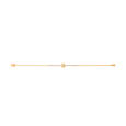 14 KT Yellow Gold Delightful Floral Diamond Bracelet,,hi-res image number null