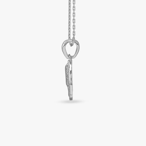 Twisted Khanda Silver Pendant