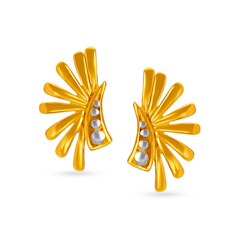 Sublime Gold Stud Earrings