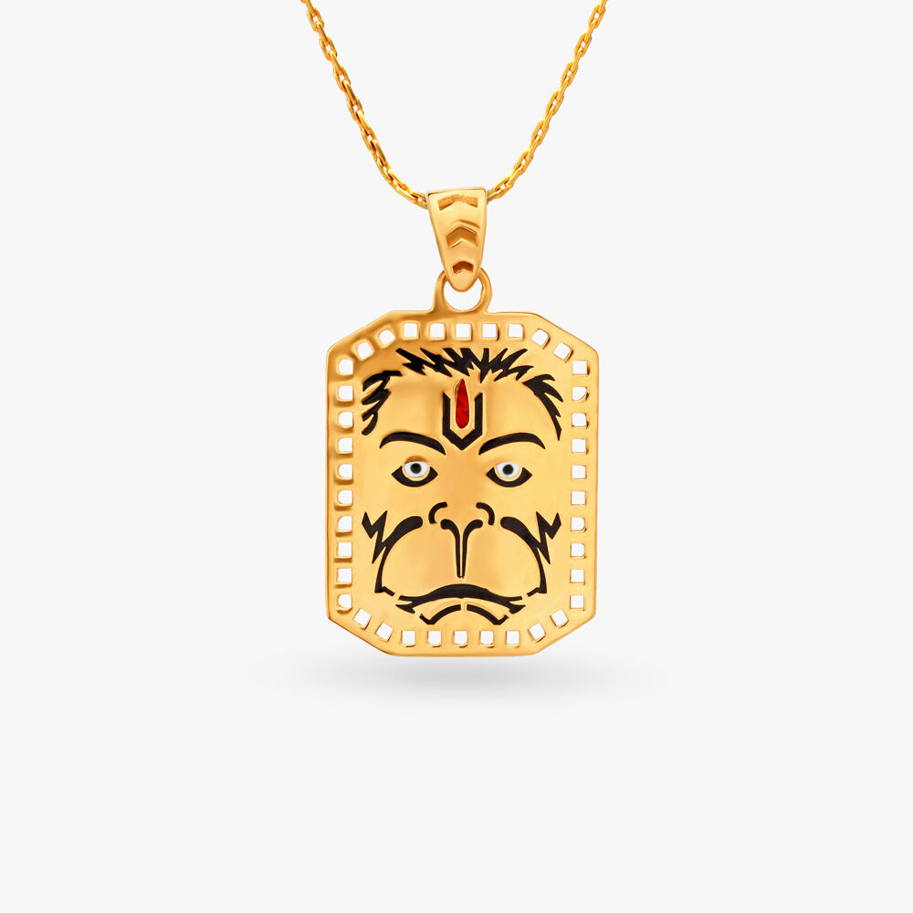 Tanishq gold hanuman locket price deals