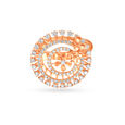 Graceful Circlet Rose Gold Finger Ring,,hi-res image number null