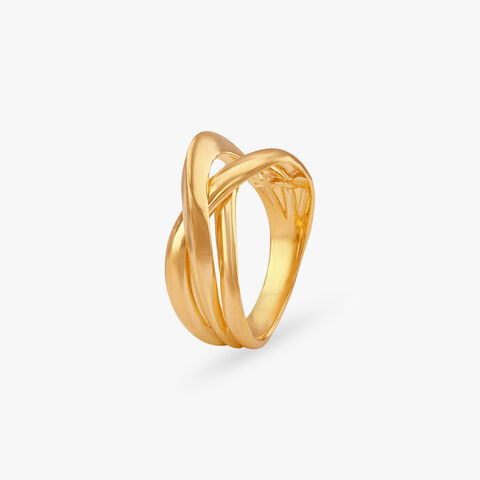 Luxe Overlap Gold Ring