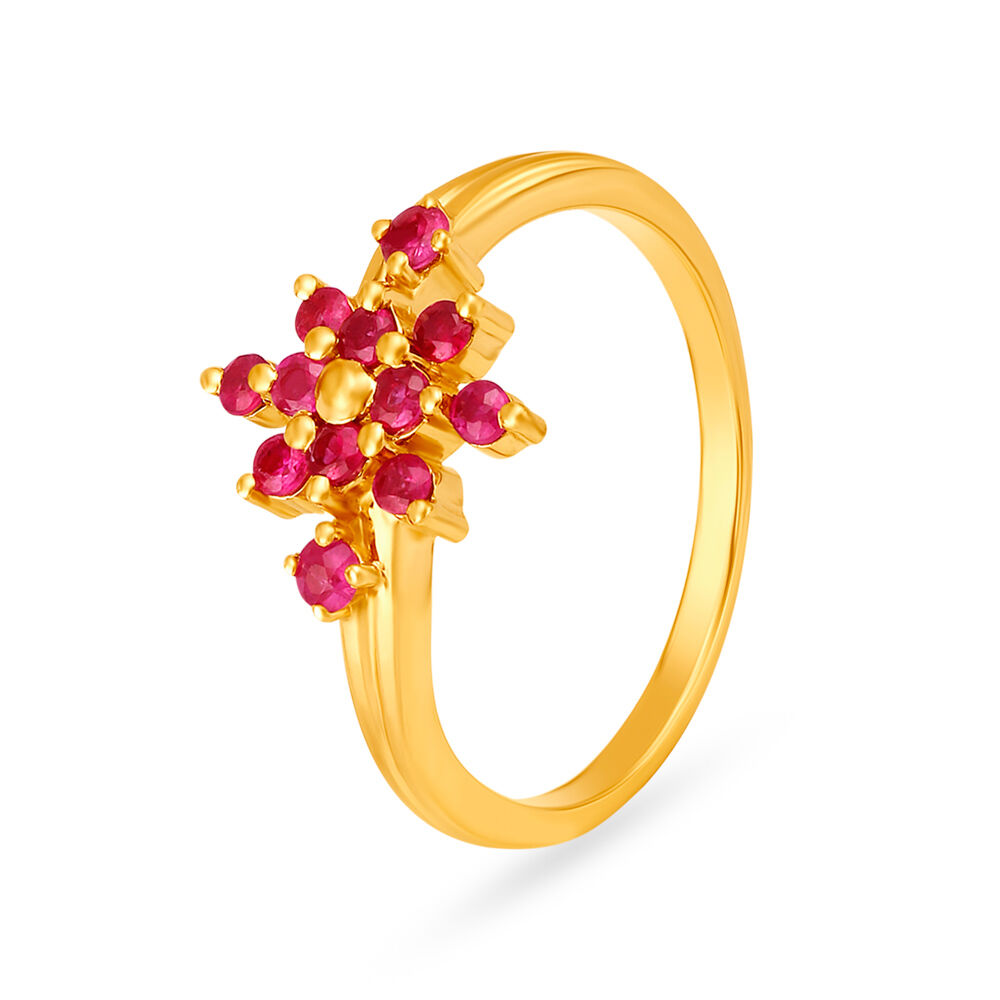 Ruby clearance ring tanishq