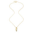 14KT Yellow Gold Ripples Pendant with Chain,,hi-res image number null