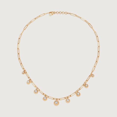 Night Sky Dangles 14KT Diamond Necklace