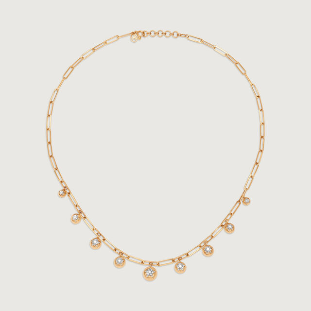 Night Sky Dangles 14 KT Diamond Necklace,,hi-res image number null