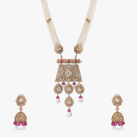 Majestic Heirloom Polki Necklace Set