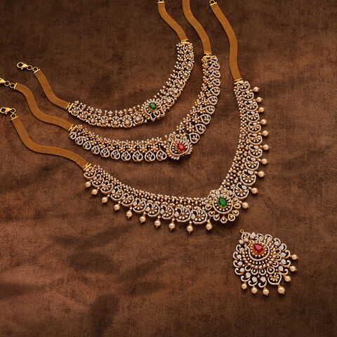 Versatile Grandeur Diamond Necklace Set