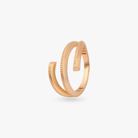 Dual Curve Gold Ring