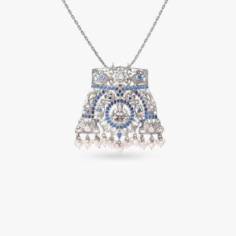 Lakshmi Rhapsody Silver Pendant
