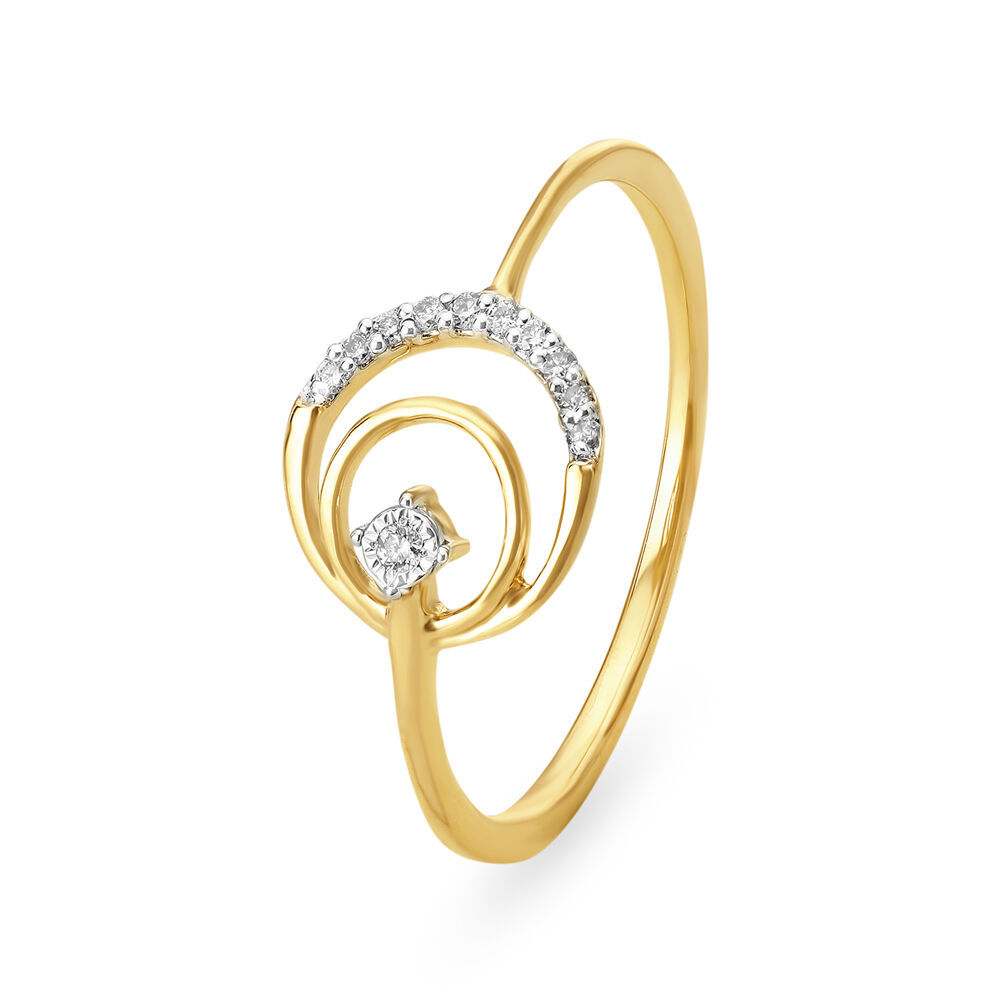 Concentric Pattern Eternity Diamond Ring